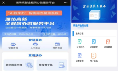 濰坊高新區(qū)以信息公開賦能政務(wù)服務(wù)，提升市場主體準入退出便利度